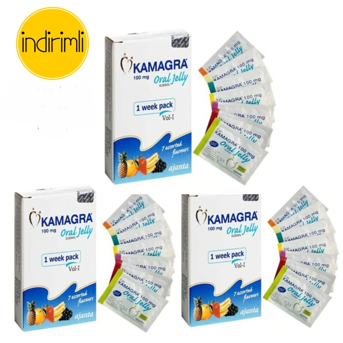 3 Kutu Kamagra Oral Jel 100 mg
