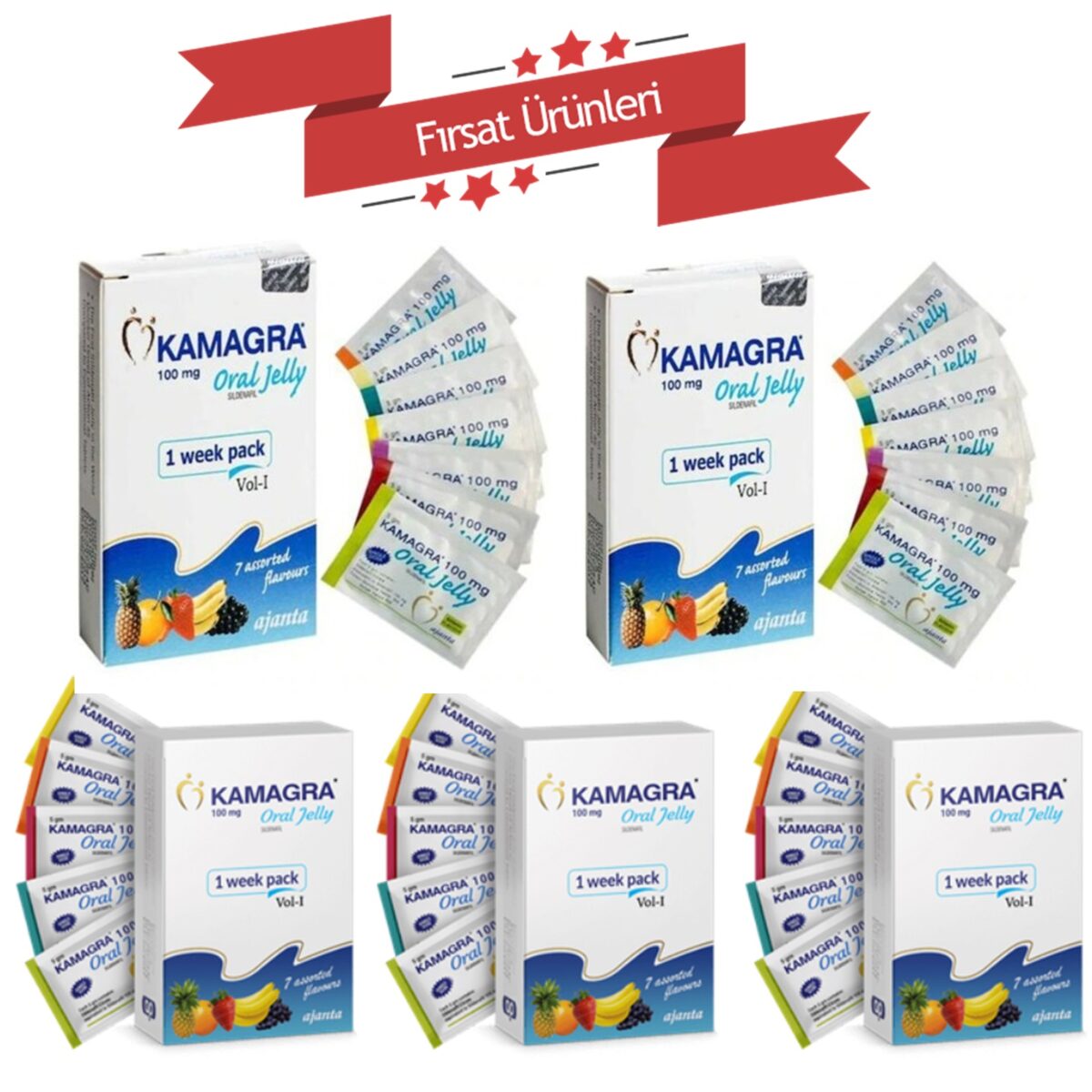 5 Kutu Kamagra Oral Jel 100 mg