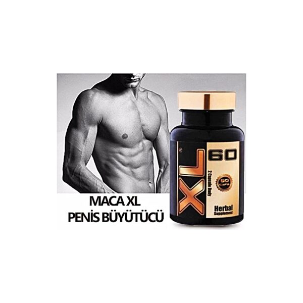XL 60 Maca’lı Penis Büyütücü Bitkisel Kapsül