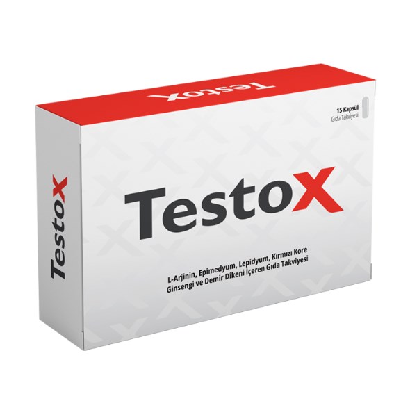 Testox Bitkisel 15 Kapsül Cinsel Güç Hapı